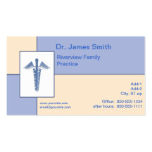 Tarjeta de visita del médico