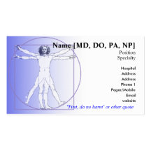 Tarjeta de visita del médico