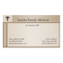 Tarjeta de visita del médico