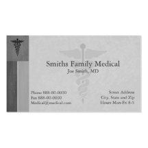 Tarjeta de visita del médico