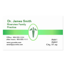 Tarjeta de visita del médico