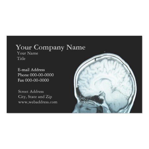 Tarjeta de visita del neurólogo