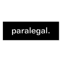 Tarjeta de visita del Paralegal