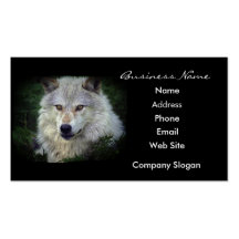 Tarjeta de visita del partidario de la fauna del l