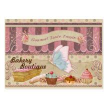 Tarjeta de visita del Patisserie del boutique de l