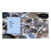 Tarjeta de visita del perfil de los Seashells