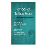 Tarjeta de visita del perfil del tatuaje del Grung