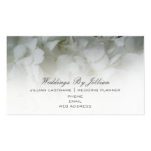 Tarjeta de visita del planificador del boda - hydr