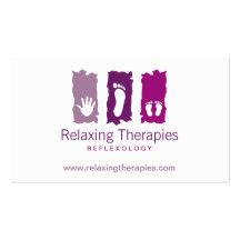 Tarjeta de visita del Reflexology