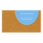 Tarjeta de visita del remodelado/de la carpintería