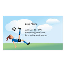 Tarjeta de visita del retroceso del fútbol del chi