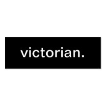 Tarjeta de visita del Victorian