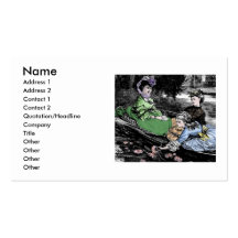 Tarjeta de visita del Victorian