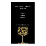 Tarjeta de visita del vino