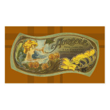 Tarjeta de visita del vintage