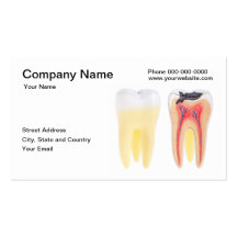 Tarjeta de visita dental