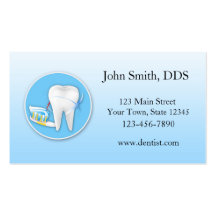 Tarjeta de visita dental