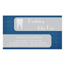 Tarjeta de visita dental del dentista blanco elega
