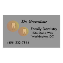 Tarjeta de visita - dentista
