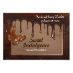 Tarjeta de visita dulce de la indulgencia para Cho