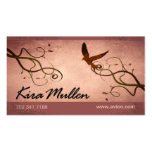 Tarjeta de visita elegante (de uso múltiple) - "Av