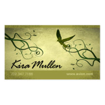 Tarjeta de visita elegante (de uso múltiple) - "Av