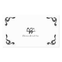 Tarjeta de visita elegante simple del indie de los