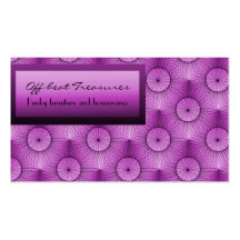 Tarjeta de visita elegante ultramoderna, lavanda
