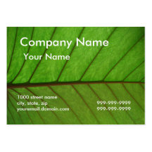 Tarjeta de visita en una hoja