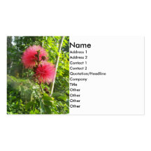 Tarjeta de visita floral 1
