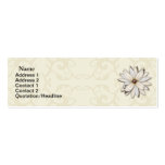 Tarjeta de visita floral elegante