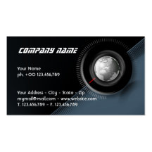 Tarjeta de visita global del tiempo