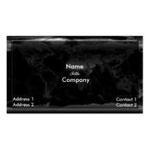 Tarjeta de visita global que va