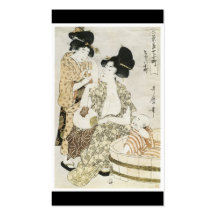 Tarjeta de visita japonesa antigua del arte