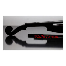 Tarjeta de visita: Lecciones de violín
