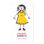 Tarjeta de visita linda de la mamá de la diversión tarjetas de negocio