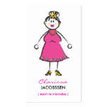 Tarjeta de visita linda de la mamá de la diversión tarjetas de negocio