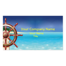 Tarjeta de visita marina de la tarjeta de visita q
