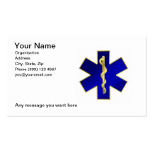 Tarjeta de visita médica
