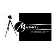 Tarjeta de visita moderna del fotógrafo