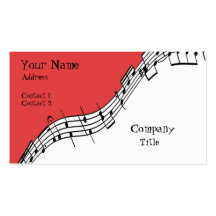 Tarjeta de visita musical