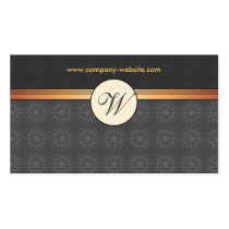 Tarjeta de visita ornamental elegante tarjetas de negocio