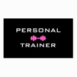 Tarjeta de visita personal de Dumbell del instruct tarjetas de negocio