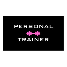 Tarjeta de visita personal de Dumbell del instruct