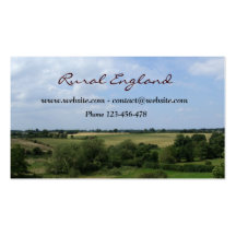 Tarjeta de visita rural de Inglaterra
