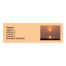 Tarjeta de visita Sunset2