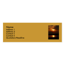 Tarjeta de visita Sunset4