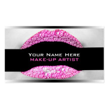 Tarjeta de visitas del artista de maquillaje de Bl