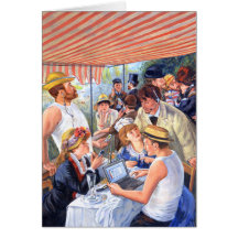 Tarjeta del alumerzo 2,0/de Renoir