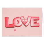 Tarjeta del amor